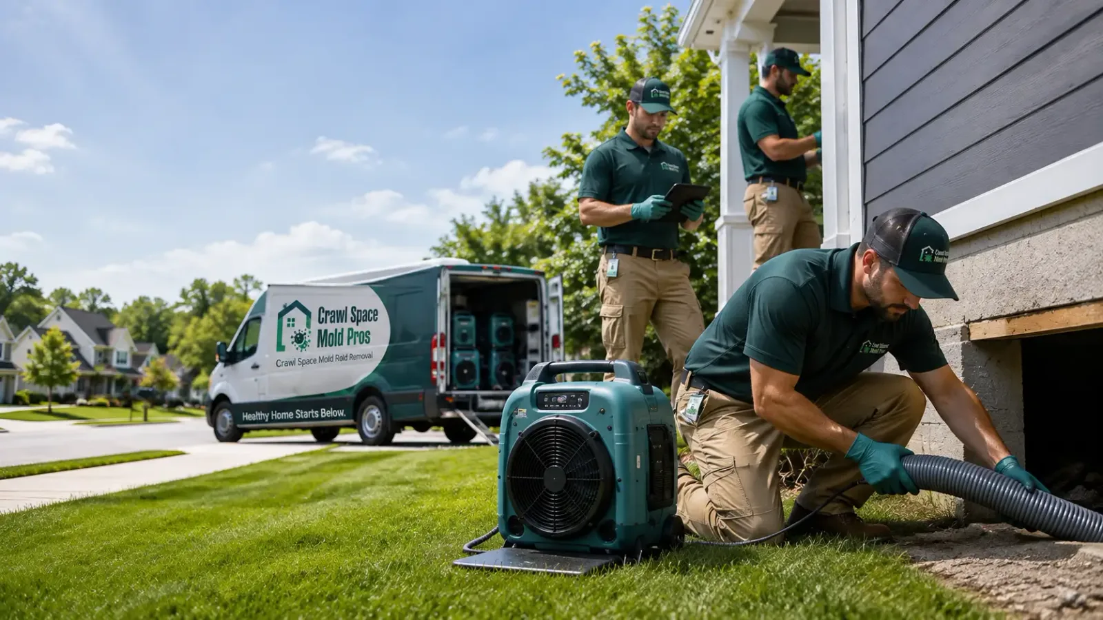 Crawl Space Mold Removal in Griggsville, IL